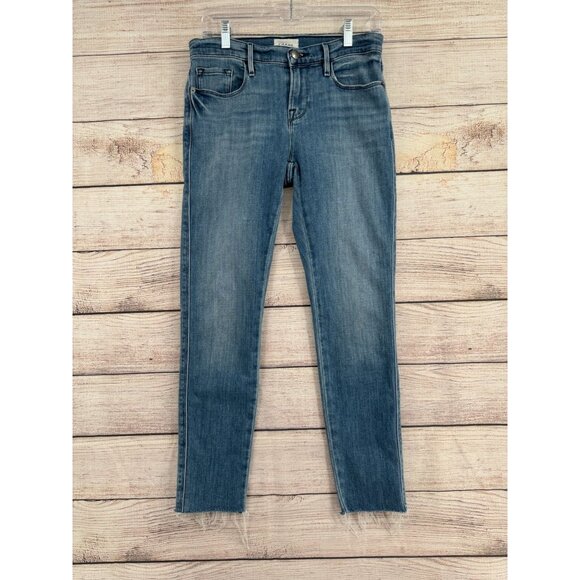 FRAME Denim - FRAME‎ Le Garcon Ankle Jeans Women's Size 26 Blue Medium Wash Denim